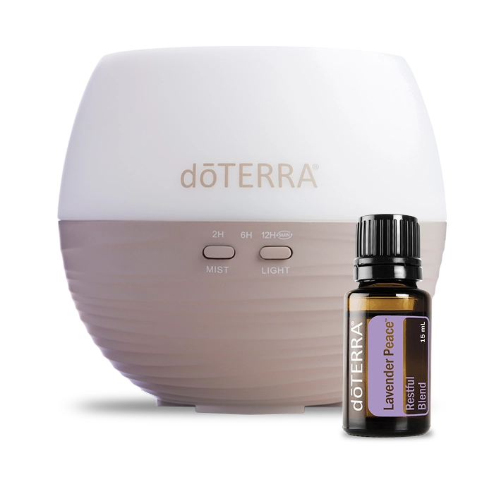 dōTERRA Lavender Peace blend with the Petal Diffuser